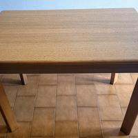 piccolo tavolo il legno allungabile 69,5x109,5 cm