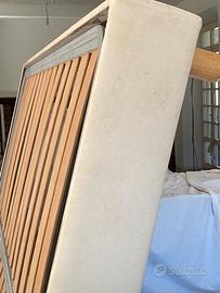 Rete matrimoniale materasso con letto