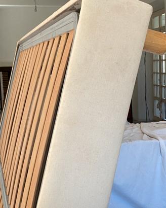 Rete matrimoniale materasso con letto