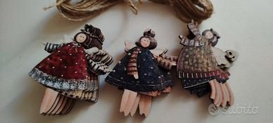 Angeli stile vintage da appendere