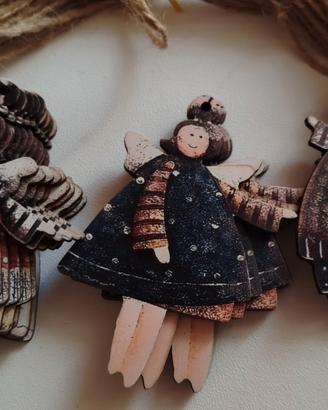 Angeli stile vintage da appendere