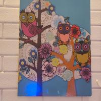 Gratis quadro IKEA con gufi