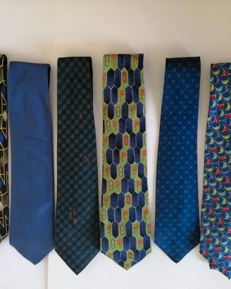 6 cravatte seta Lion & C.