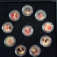10 monete medaglie papa Giovanni Paolo FDC