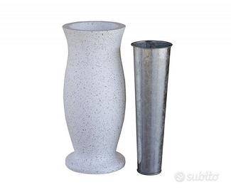 Vaso fiori + vasca per casa cappellina cimitero
