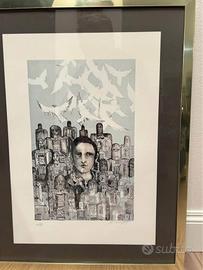 Rara litografia Antonio Possenti