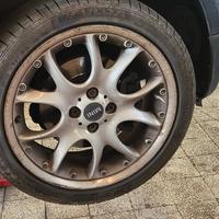 cerchi e gomme mini r56 raggio17   2  nuove 2  70%