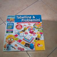 gioco da tavolo "Tabelline e problemini"