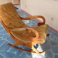 Poltrona a dondolo Vintage