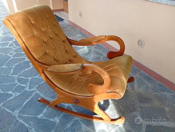 Poltrona a dondolo Vintage