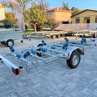 Rimorchio per barca o gommone 1300Kg complessivi