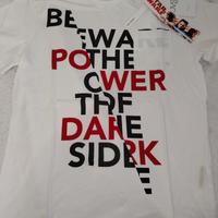 t shirt ragazzo 11/12 anni star wars puro cotone