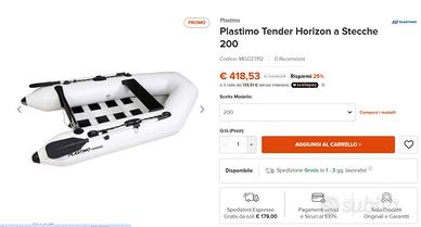 Plastimo Tender Horizon a Stecche 200