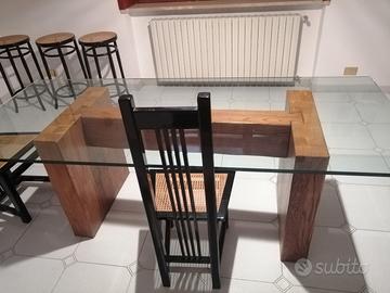 Tavolo in cristallo Maggi