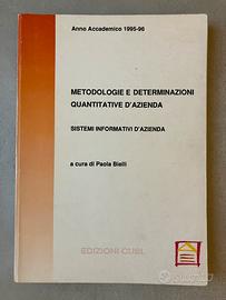 Metodologie e determinazioni quantitative d’aziend