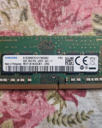 Samsung 8GB DDR4 SO-DIMM 2400 MHz RAM notebook