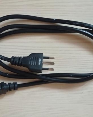 cavo rete pc monitor spina italiana tripolare 