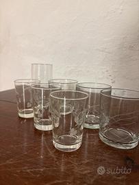 Set 7 Bicchieri Misti da Liquore