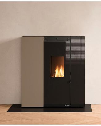Stufa A Pellet Wifi San Marco Courmayeur 8,74 KW – Colore Bianco – Riscaldamento Intelligente Da Gestire Con App