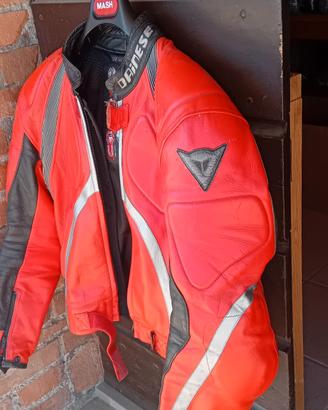 Tuta in pelle due pezzi Dainese tg.50
