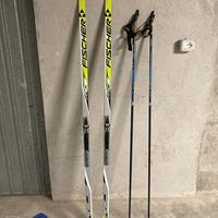 Sci da fondo FISCHER con racchette EXEL