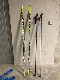 Sci da fondo FISCHER con racchette EXEL