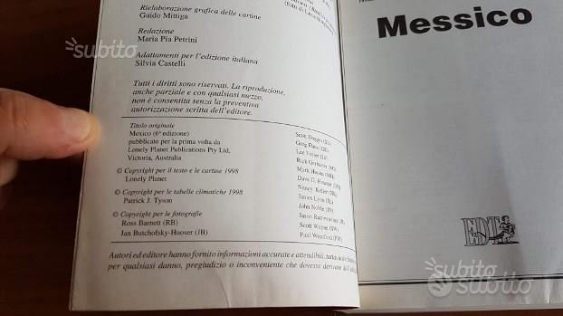 Libro : Lonely Planet - Messico - Libri e Riviste In vendita a Milano