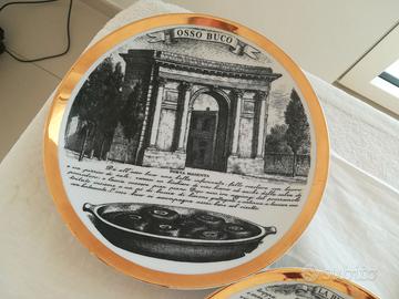 Piatto Fornasetti "Osso buco"