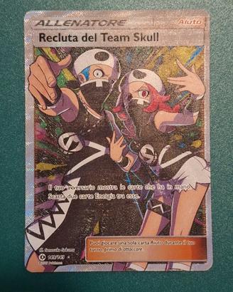 carta pokemon recluta del team skull