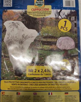 Telo di protezione a sacco per piante 2x2,4.