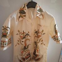 camicia vintage etnica, anni 70