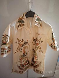 camicia vintage etnica, anni 70