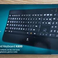 Logitech K800 Wireless Illuminated Keyboard ITA