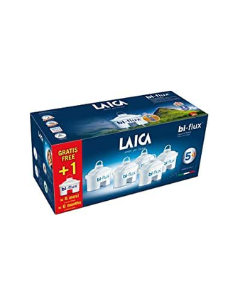 LAICA bi-flux 6 Filtri Acqua Riduce Cloro Calcare
