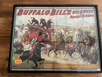 Poster pubblicitario vintage Kodak Buffalo Bill