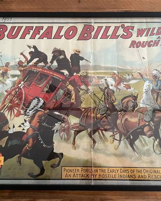 Poster pubblicitario vintage Kodak Buffalo Bill