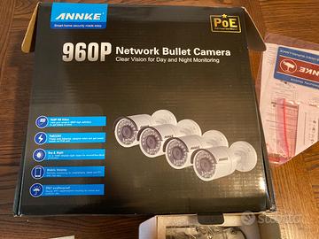 Kit Telecamere Videsorveglianza ANNKE - 4CH PoE HD