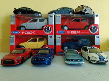 modellini  Bburago Vw, Ford,Lancia,Subaru,Nissan