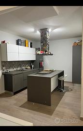 Cucina completa con isola Fenix + elettrodomestici