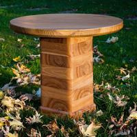 Tavolino Artigianale Olmo e Rovere