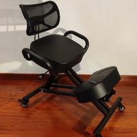 Sedia ergonomica regolabile con schienale