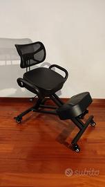 Sedia ergonomica regolabile con schienale