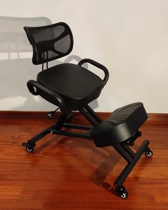 Sedia ergonomica regolabile con schienale