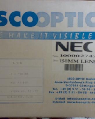 OBBIETTIVO OBIETTIVO TELE 150MM X VIDEOPROIETTORI