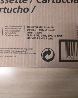 Lexmark laser printer cartridge 12A0615 toner