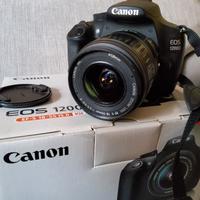 Canon Eos 1200D + Obiettivo 18-55 + custodia