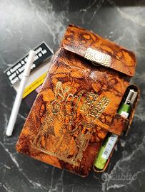 Portasigarette  Egizio in pelle