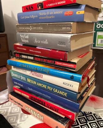 lotto 12 libri romanzi assortiti