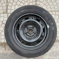 Ruota di scorta con kit 185/60 r14 per vw polo