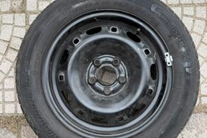 Ruota di scorta con kit 185/60 r14 per vw polo